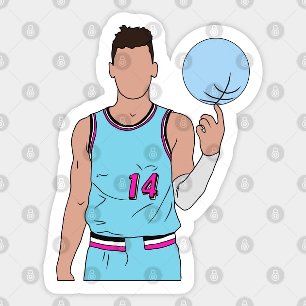 Tyler Herro Vice Sticker by rattraptees